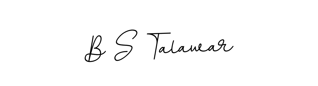 How to make B S Talawar signature? BallpointsItalic-DORy9 is a professional autograph style. Create handwritten signature for B S Talawar name. B S Talawar signature style 11 images and pictures png