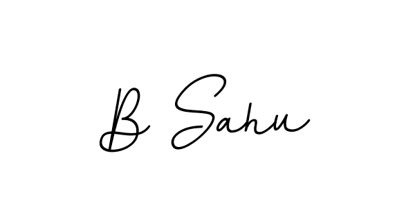 Make a beautiful signature design for name B Sahu. Use this online signature maker to create a handwritten signature for free. B Sahu signature style 11 images and pictures png