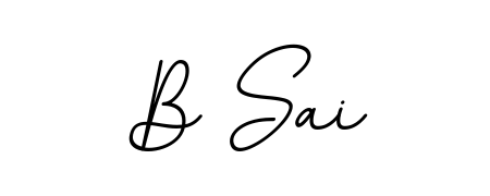 Make a beautiful signature design for name B Sai. Use this online signature maker to create a handwritten signature for free. B Sai signature style 11 images and pictures png