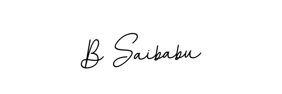 You can use this online signature creator to create a handwritten signature for the name B Saibabu. This is the best online autograph maker. B Saibabu signature style 11 images and pictures png