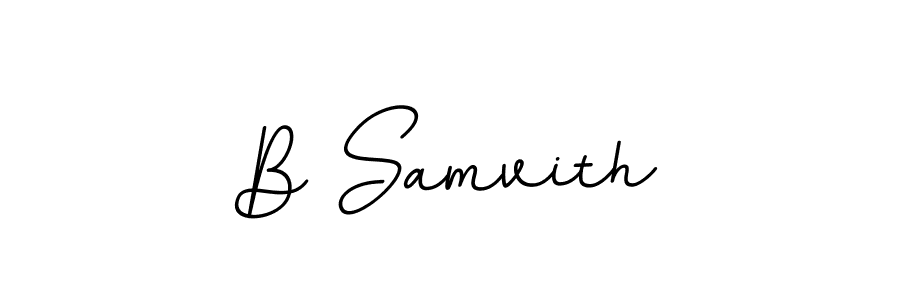 It looks lik you need a new signature style for name B Samvith. Design unique handwritten (BallpointsItalic-DORy9) signature with our free signature maker in just a few clicks. B Samvith signature style 11 images and pictures png