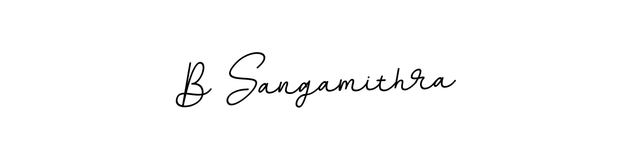 Also You can easily find your signature by using the search form. We will create B Sangamithra name handwritten signature images for you free of cost using BallpointsItalic-DORy9 sign style. B Sangamithra signature style 11 images and pictures png