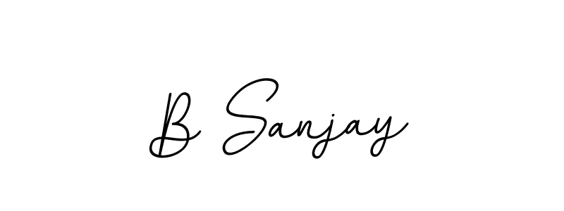 How to Draw B Sanjay signature style? BallpointsItalic-DORy9 is a latest design signature styles for name B Sanjay. B Sanjay signature style 11 images and pictures png