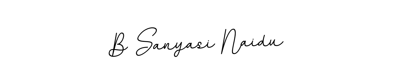 Also we have B Sanyasi Naidu name is the best signature style. Create professional handwritten signature collection using BallpointsItalic-DORy9 autograph style. B Sanyasi Naidu signature style 11 images and pictures png