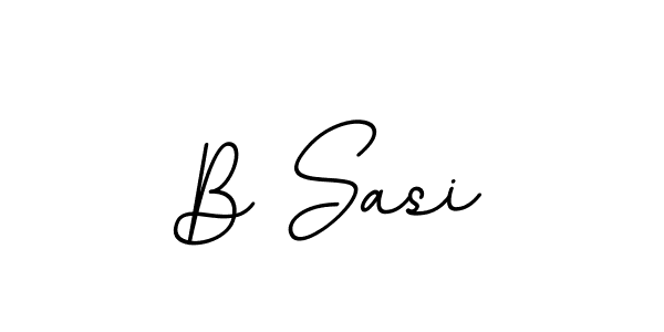 B Sasi stylish signature style. Best Handwritten Sign (BallpointsItalic-DORy9) for my name. Handwritten Signature Collection Ideas for my name B Sasi. B Sasi signature style 11 images and pictures png