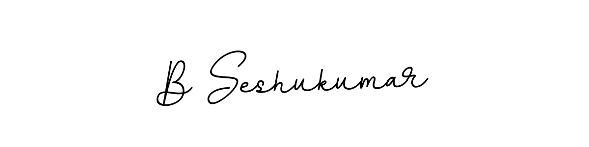 Also we have B Seshukumar name is the best signature style. Create professional handwritten signature collection using BallpointsItalic-DORy9 autograph style. B Seshukumar signature style 11 images and pictures png