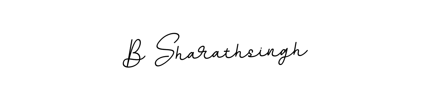 This is the best signature style for the B Sharathsingh name. Also you like these signature font (BallpointsItalic-DORy9). Mix name signature. B Sharathsingh signature style 11 images and pictures png