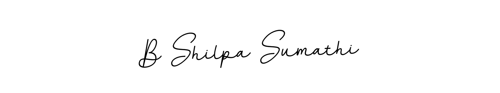 Here are the top 10 professional signature styles for the name B Shilpa Sumathi. These are the best autograph styles you can use for your name. B Shilpa Sumathi signature style 11 images and pictures png