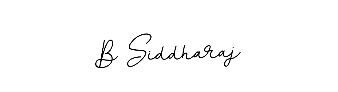 Create a beautiful signature design for name B Siddharaj. With this signature (BallpointsItalic-DORy9) fonts, you can make a handwritten signature for free. B Siddharaj signature style 11 images and pictures png