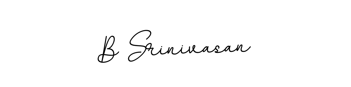 Make a beautiful signature design for name B Srinivasan. Use this online signature maker to create a handwritten signature for free. B Srinivasan signature style 11 images and pictures png