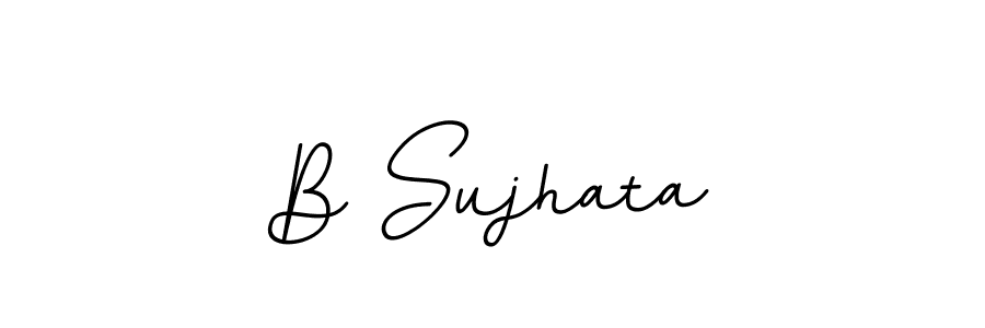 This is the best signature style for the B Sujhata name. Also you like these signature font (BallpointsItalic-DORy9). Mix name signature. B Sujhata signature style 11 images and pictures png