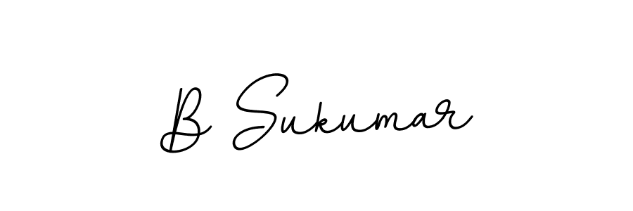 Make a beautiful signature design for name B Sukumar. With this signature (BallpointsItalic-DORy9) style, you can create a handwritten signature for free. B Sukumar signature style 11 images and pictures png