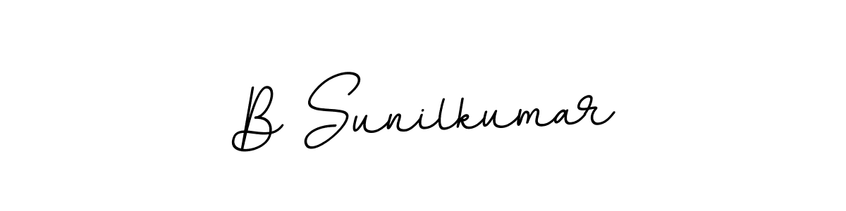 You can use this online signature creator to create a handwritten signature for the name B Sunilkumar. This is the best online autograph maker. B Sunilkumar signature style 11 images and pictures png