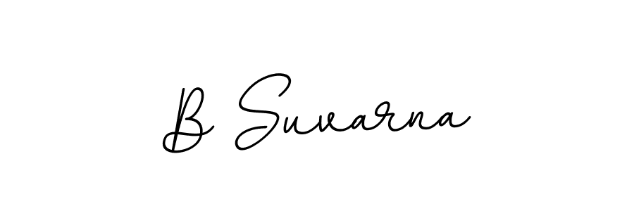 It looks lik you need a new signature style for name B Suvarna. Design unique handwritten (BallpointsItalic-DORy9) signature with our free signature maker in just a few clicks. B Suvarna signature style 11 images and pictures png