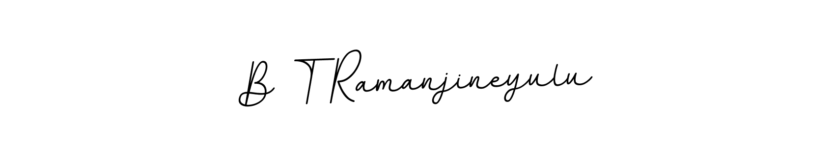 B T Ramanjineyulu stylish signature style. Best Handwritten Sign (BallpointsItalic-DORy9) for my name. Handwritten Signature Collection Ideas for my name B T Ramanjineyulu. B T Ramanjineyulu signature style 11 images and pictures png