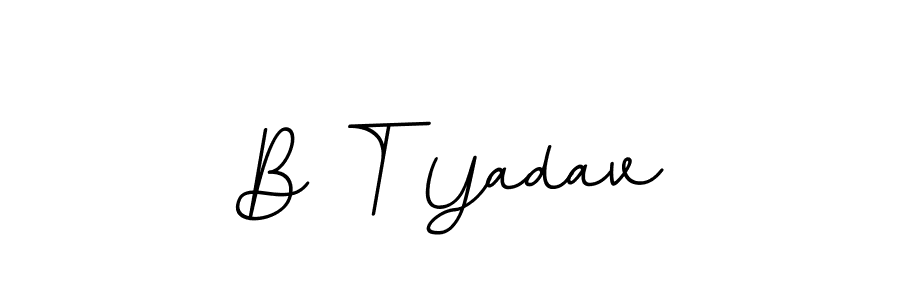 BallpointsItalic-DORy9 is a professional signature style that is perfect for those who want to add a touch of class to their signature. It is also a great choice for those who want to make their signature more unique. Get B T Yadav name to fancy signature for free. B T Yadav signature style 11 images and pictures png