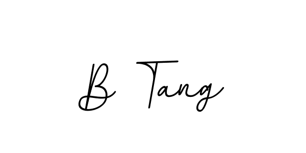 B Tang stylish signature style. Best Handwritten Sign (BallpointsItalic-DORy9) for my name. Handwritten Signature Collection Ideas for my name B Tang. B Tang signature style 11 images and pictures png