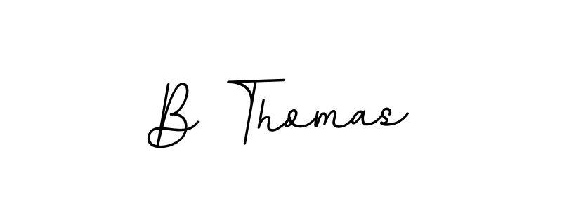 Make a beautiful signature design for name B Thomas. With this signature (BallpointsItalic-DORy9) style, you can create a handwritten signature for free. B Thomas signature style 11 images and pictures png