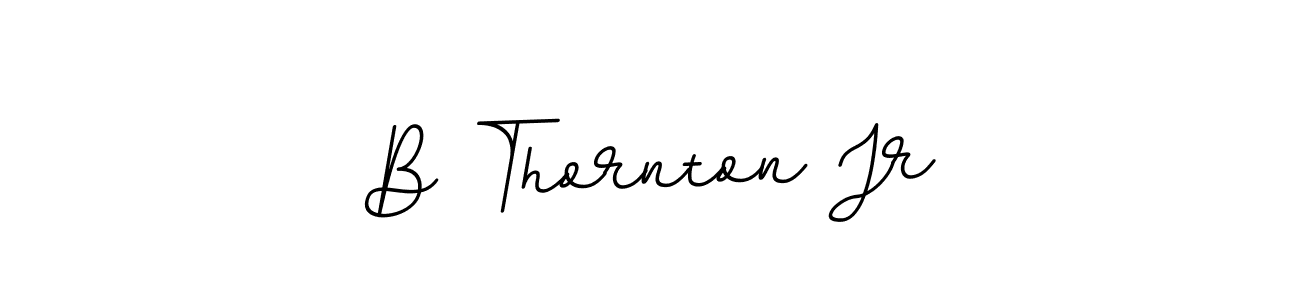 It looks lik you need a new signature style for name B Thornton Jr. Design unique handwritten (BallpointsItalic-DORy9) signature with our free signature maker in just a few clicks. B Thornton Jr signature style 11 images and pictures png