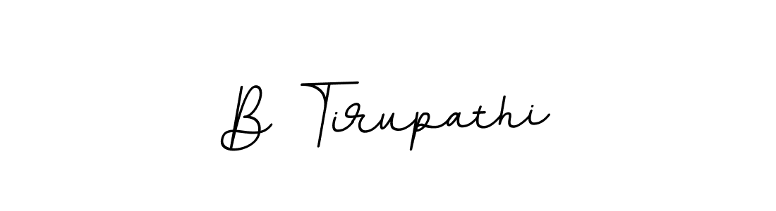 B Tirupathi stylish signature style. Best Handwritten Sign (BallpointsItalic-DORy9) for my name. Handwritten Signature Collection Ideas for my name B Tirupathi. B Tirupathi signature style 11 images and pictures png