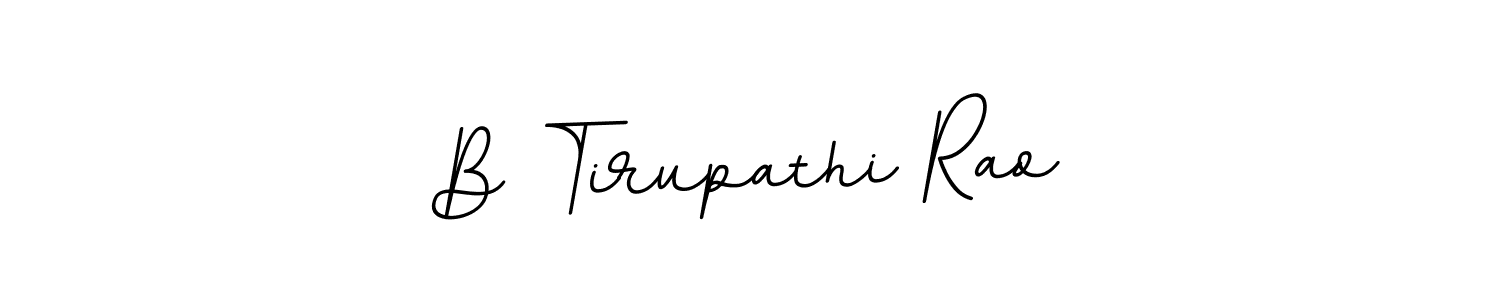 B Tirupathi Rao stylish signature style. Best Handwritten Sign (BallpointsItalic-DORy9) for my name. Handwritten Signature Collection Ideas for my name B Tirupathi Rao. B Tirupathi Rao signature style 11 images and pictures png