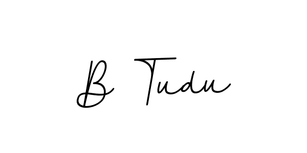 Similarly BallpointsItalic-DORy9 is the best handwritten signature design. Signature creator online .You can use it as an online autograph creator for name B Tudu. B Tudu signature style 11 images and pictures png
