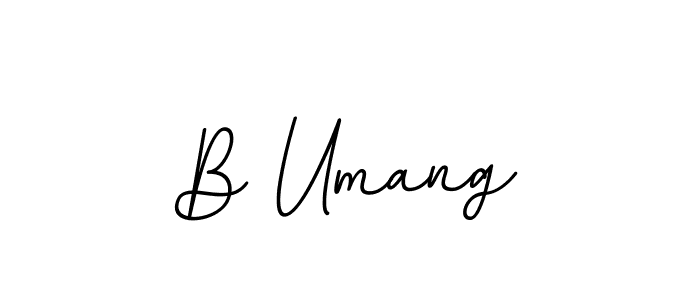 This is the best signature style for the B Umang name. Also you like these signature font (BallpointsItalic-DORy9). Mix name signature. B Umang signature style 11 images and pictures png