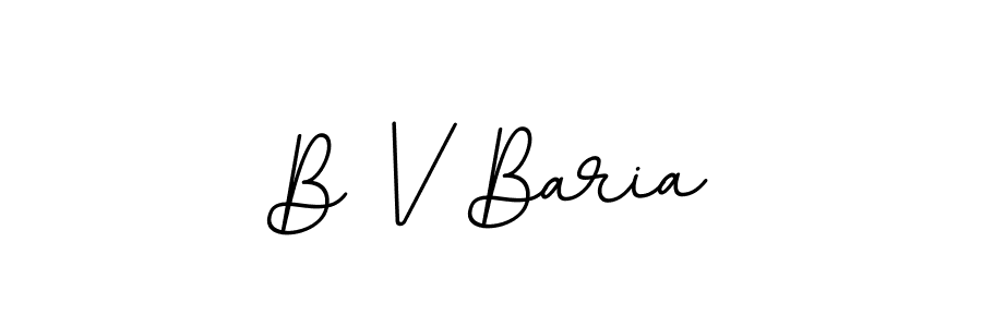 BallpointsItalic-DORy9 is a professional signature style that is perfect for those who want to add a touch of class to their signature. It is also a great choice for those who want to make their signature more unique. Get B V Baria name to fancy signature for free. B V Baria signature style 11 images and pictures png