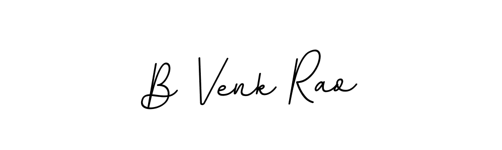 How to make B Venk Rao name signature. Use BallpointsItalic-DORy9 style for creating short signs online. This is the latest handwritten sign. B Venk Rao signature style 11 images and pictures png