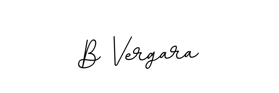 Design your own signature with our free online signature maker. With this signature software, you can create a handwritten (BallpointsItalic-DORy9) signature for name B Vergara. B Vergara signature style 11 images and pictures png