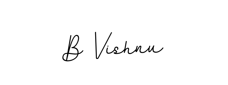 The best way (BallpointsItalic-DORy9) to make a short signature is to pick only two or three words in your name. The name B Vishnu include a total of six letters. For converting this name. B Vishnu signature style 11 images and pictures png