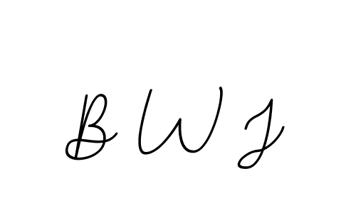 Once you've used our free online signature maker to create your best signature BallpointsItalic-DORy9 style, it's time to enjoy all of the benefits that B W J name signing documents. B W J signature style 11 images and pictures png