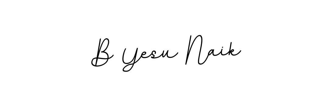 The best way (BallpointsItalic-DORy9) to make a short signature is to pick only two or three words in your name. The name B Yesu Naik include a total of six letters. For converting this name. B Yesu Naik signature style 11 images and pictures png