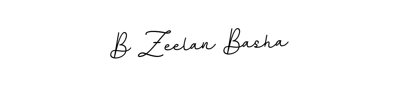 B Zeelan Basha stylish signature style. Best Handwritten Sign (BallpointsItalic-DORy9) for my name. Handwritten Signature Collection Ideas for my name B Zeelan Basha. B Zeelan Basha signature style 11 images and pictures png