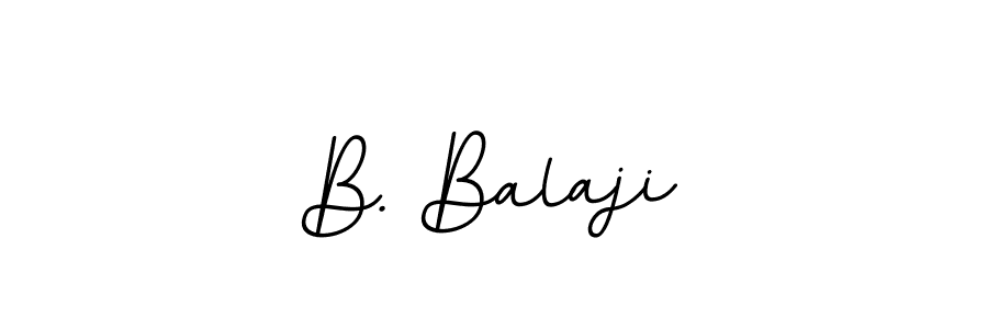 Use a signature maker to create a handwritten signature online. With this signature software, you can design (BallpointsItalic-DORy9) your own signature for name B. Balaji. B. Balaji signature style 11 images and pictures png
