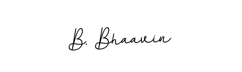 Design your own signature with our free online signature maker. With this signature software, you can create a handwritten (BallpointsItalic-DORy9) signature for name B. Bhaavin. B. Bhaavin signature style 11 images and pictures png