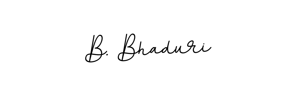 This is the best signature style for the B. Bhaduri name. Also you like these signature font (BallpointsItalic-DORy9). Mix name signature. B. Bhaduri signature style 11 images and pictures png