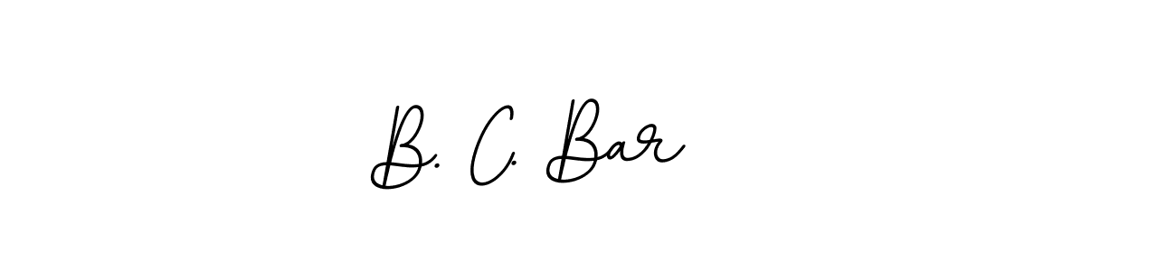 Make a beautiful signature design for name B. C. Bar    . With this signature (BallpointsItalic-DORy9) style, you can create a handwritten signature for free. B. C. Bar     signature style 11 images and pictures png