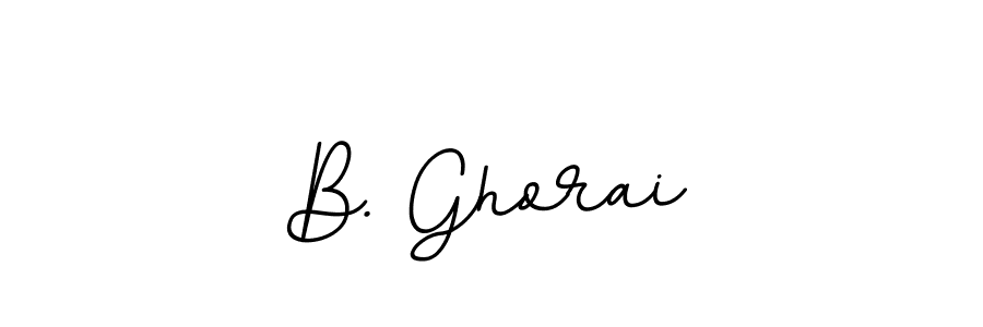 Make a beautiful signature design for name B. Ghorai. Use this online signature maker to create a handwritten signature for free. B. Ghorai signature style 11 images and pictures png