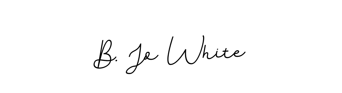 Also we have B. Jo White name is the best signature style. Create professional handwritten signature collection using BallpointsItalic-DORy9 autograph style. B. Jo White signature style 11 images and pictures png