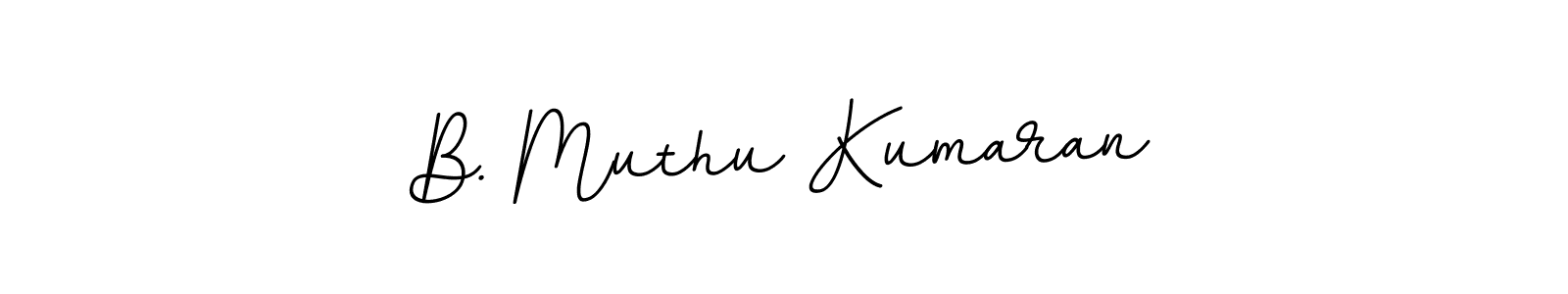 This is the best signature style for the B. Muthu Kumaran name. Also you like these signature font (BallpointsItalic-DORy9). Mix name signature. B. Muthu Kumaran signature style 11 images and pictures png