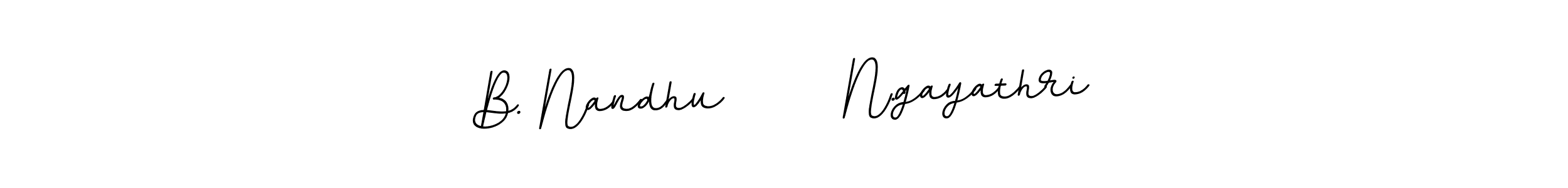 Similarly BallpointsItalic-DORy9 is the best handwritten signature design. Signature creator online .You can use it as an online autograph creator for name B. Nandhu      N.gayathri. B. Nandhu      N.gayathri signature style 11 images and pictures png