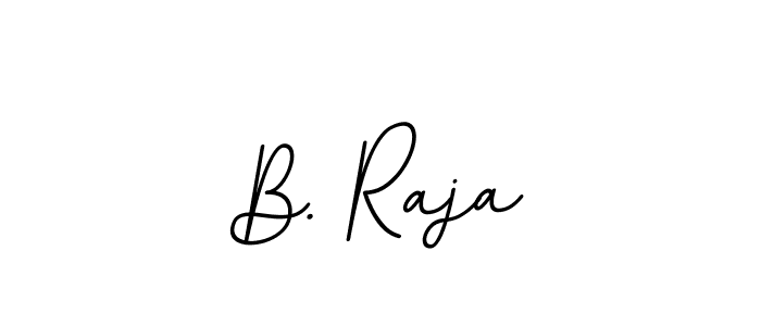 Make a beautiful signature design for name B. Raja. With this signature (BallpointsItalic-DORy9) style, you can create a handwritten signature for free. B. Raja signature style 11 images and pictures png