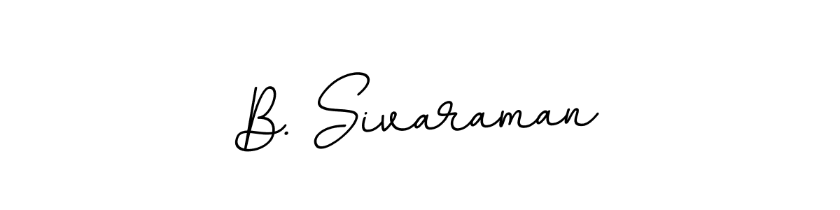 Design your own signature with our free online signature maker. With this signature software, you can create a handwritten (BallpointsItalic-DORy9) signature for name B. Sivaraman. B. Sivaraman signature style 11 images and pictures png