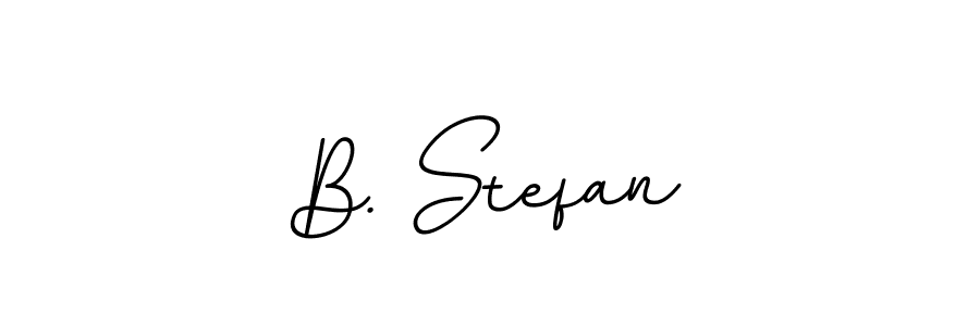 Also we have B. Stefan name is the best signature style. Create professional handwritten signature collection using BallpointsItalic-DORy9 autograph style. B. Stefan signature style 11 images and pictures png