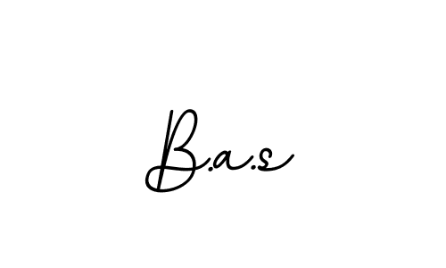 Design your own signature with our free online signature maker. With this signature software, you can create a handwritten (BallpointsItalic-DORy9) signature for name B.a.s. B.a.s signature style 11 images and pictures png