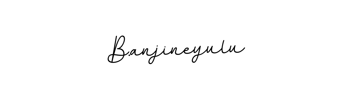 Use a signature maker to create a handwritten signature online. With this signature software, you can design (BallpointsItalic-DORy9) your own signature for name B.anjineyulu. B.anjineyulu signature style 11 images and pictures png