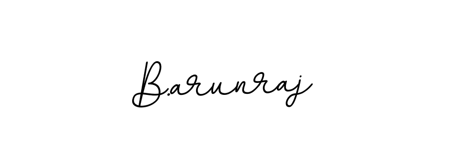 Make a beautiful signature design for name B.arunraj. With this signature (BallpointsItalic-DORy9) style, you can create a handwritten signature for free. B.arunraj signature style 11 images and pictures png