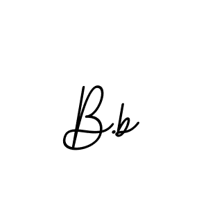 Design your own signature with our free online signature maker. With this signature software, you can create a handwritten (BallpointsItalic-DORy9) signature for name B.b. B.b signature style 11 images and pictures png