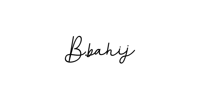 How to Draw B.bahij signature style? BallpointsItalic-DORy9 is a latest design signature styles for name B.bahij. B.bahij signature style 11 images and pictures png